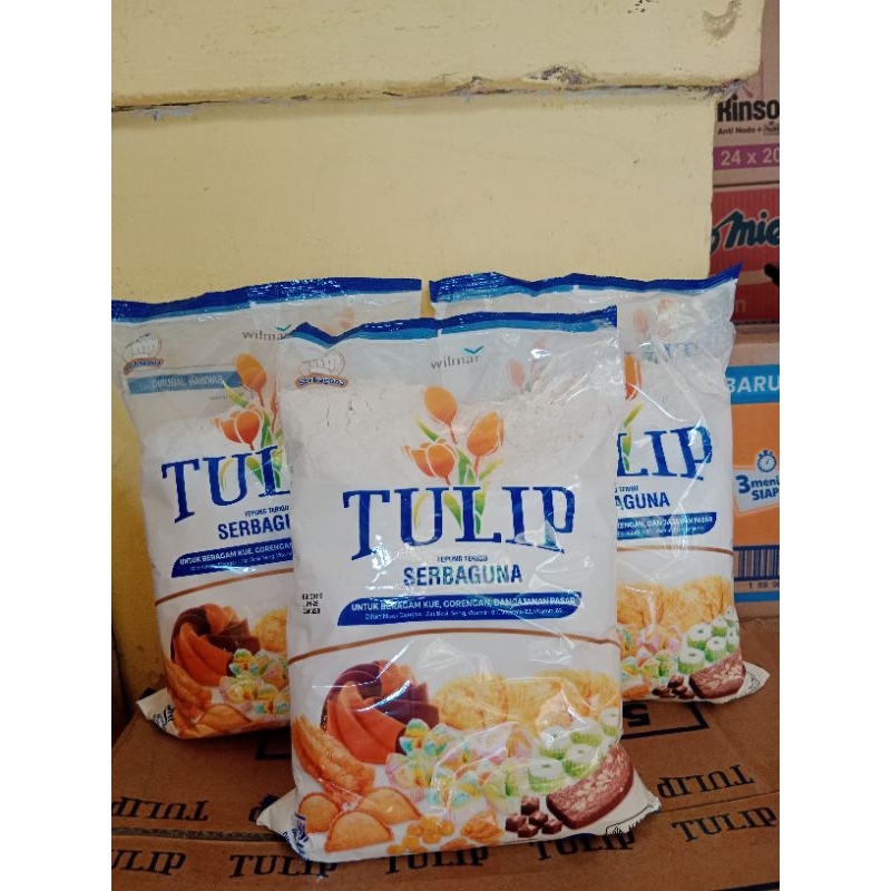 TERIGU TULIP 1kg | TEPUNG TERIGU TULIP 1kg | TEPUNG TERIGU