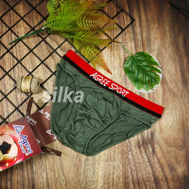 3 PCS celana dalam pria agree sport 2309 Country Series