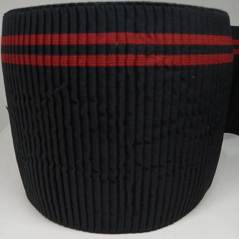karet elastis hitam merah 15 cm.per meter
