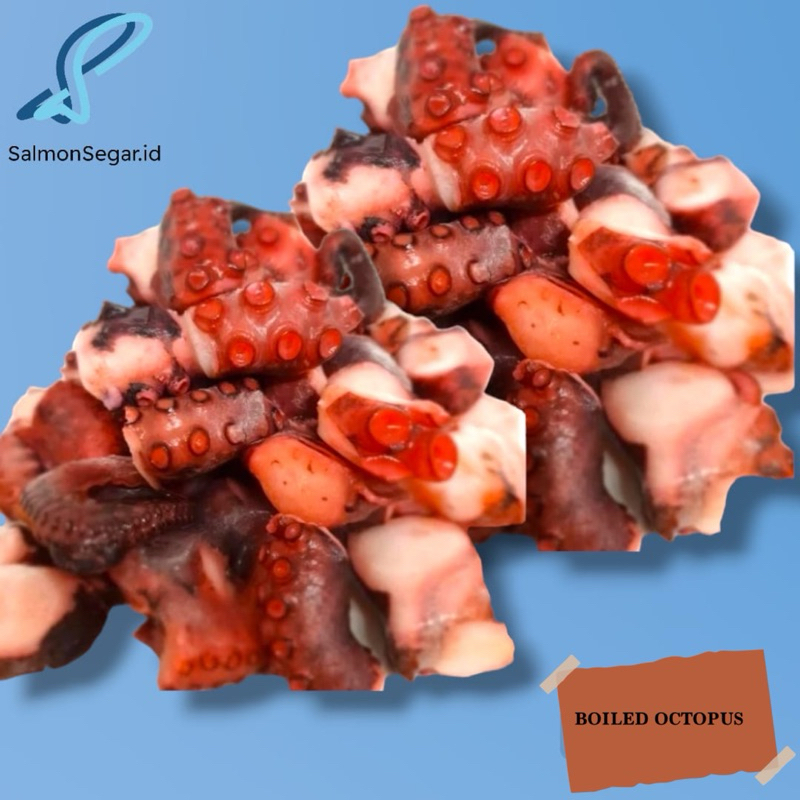 

Boiled Octopus - Tako Leg Cut - Gurita Potong