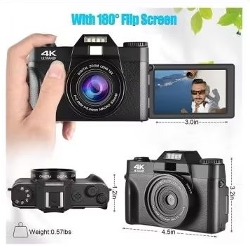 Digital Camera 4k 16x zoom