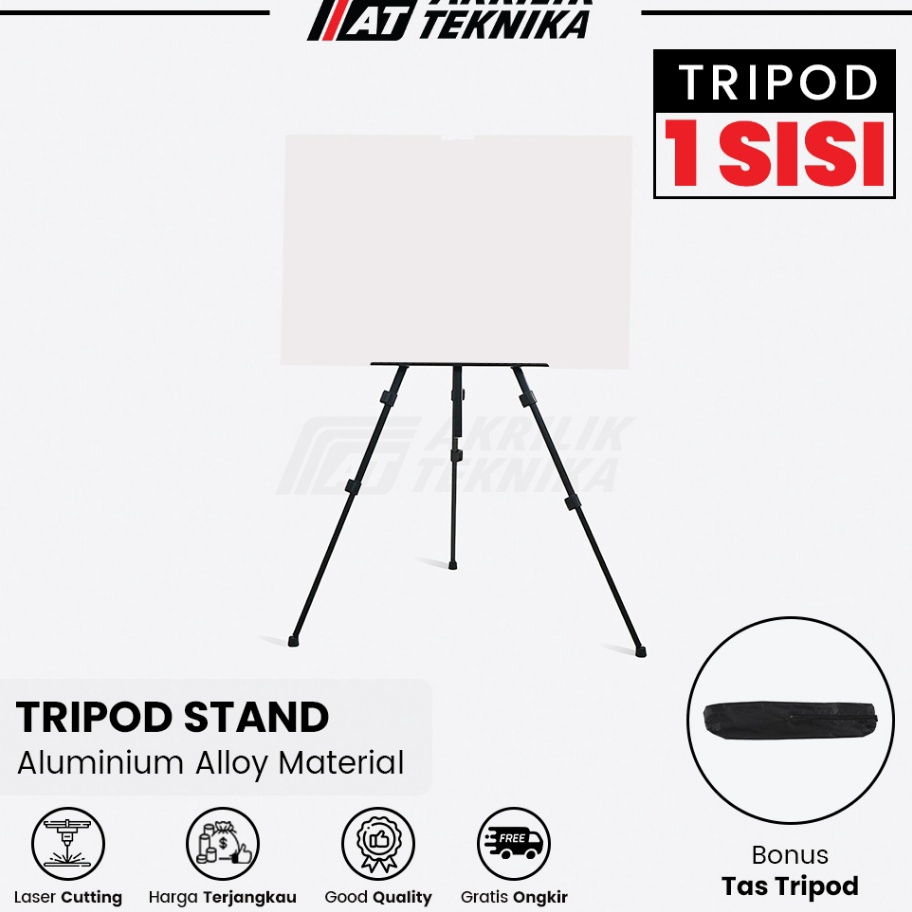 

MEN SALE Tripod Stand Banner Display 1 Sisi Tiang Iklan Bare Frame Akrilik Wedding Sign