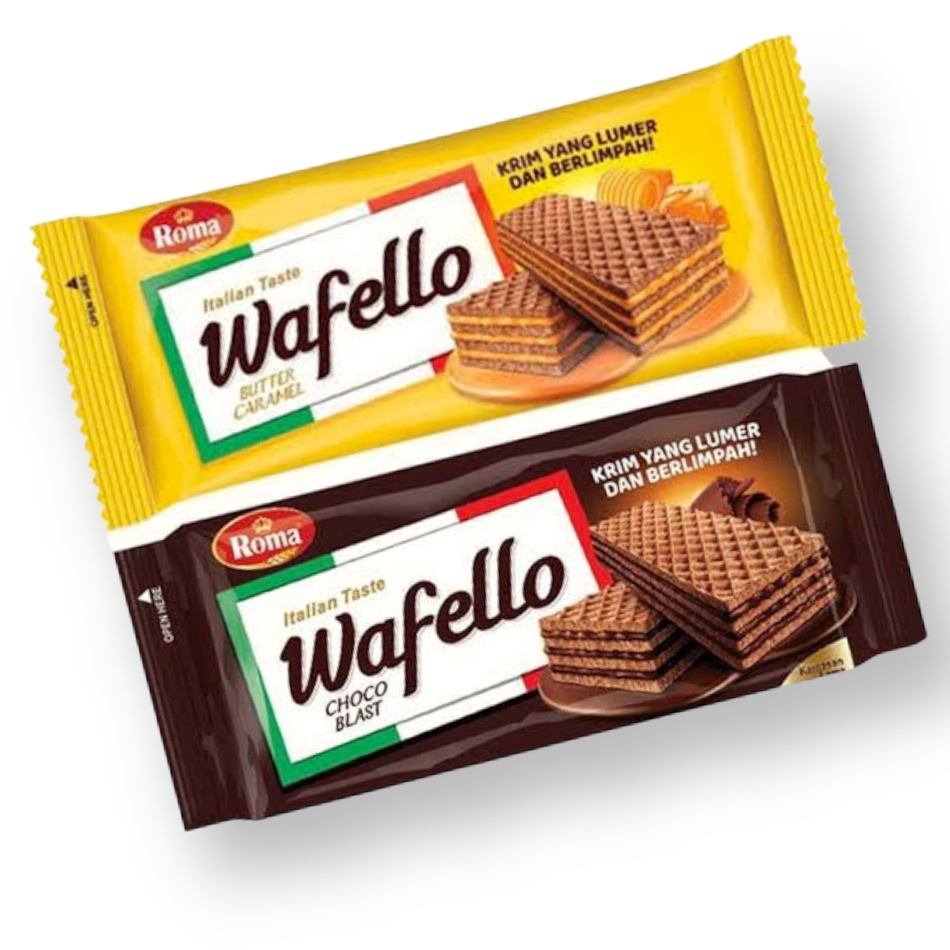 

Roma Wafer Wafello 135 g - Tersedia 2 Varian