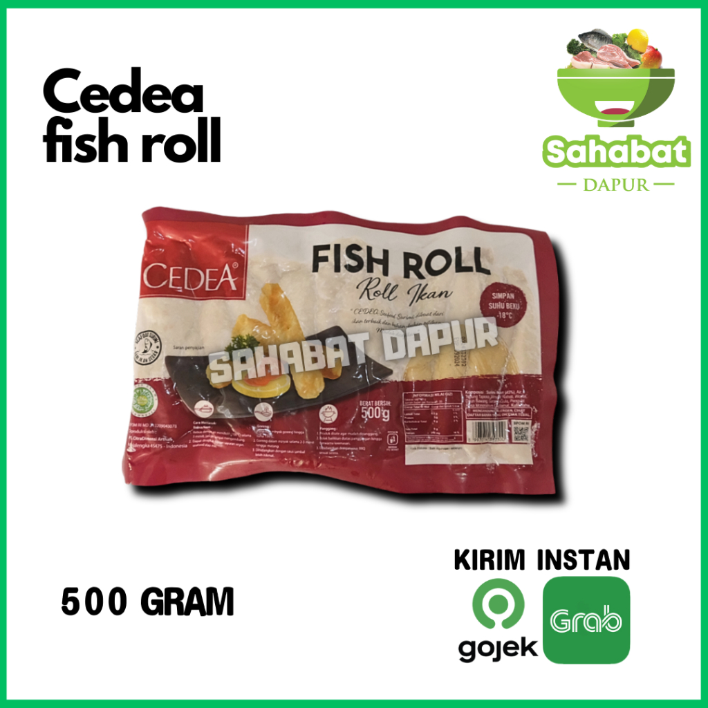 

Fish Roll Cedea Kemasan 500gr