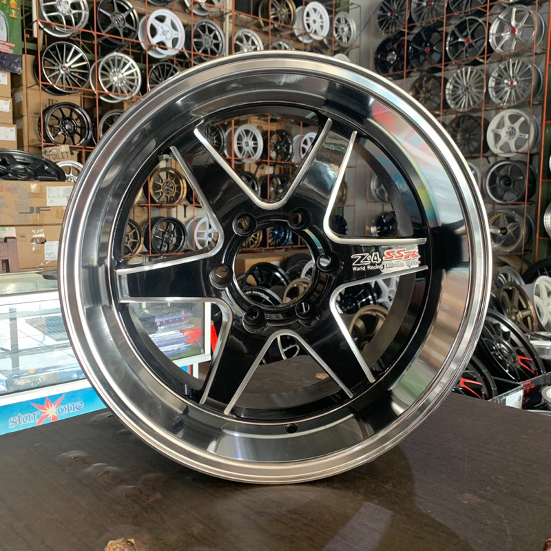 Velg R18 Samlong by jf luxury velg pajero, fortuner. Sumber Mulya Wheels. toko velg mobil Semarang