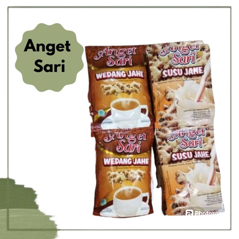 

Anget Sari Susu Jahe wedang jahe renceng isi 10 sachet