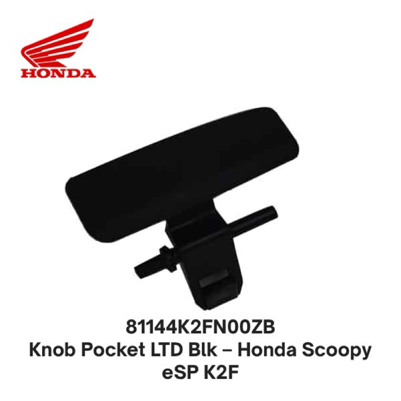 81144K2FN00ZB Knob Pocket LTD Blk – Honda Scoopy eSP K2F