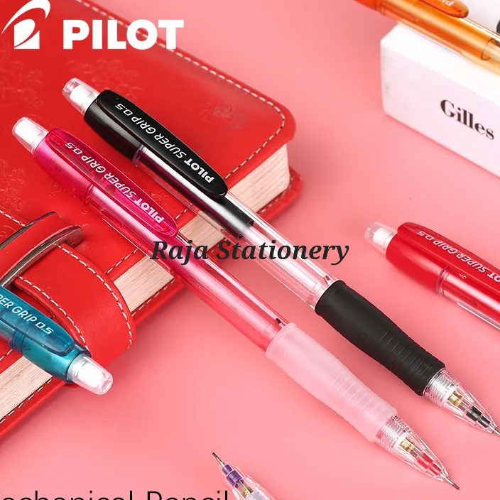 

PILOT SUPER GRIP MECHANICAL PENCIL 5 PENSIL MEKANIK 5MM PILOT SUPERGRIP H185