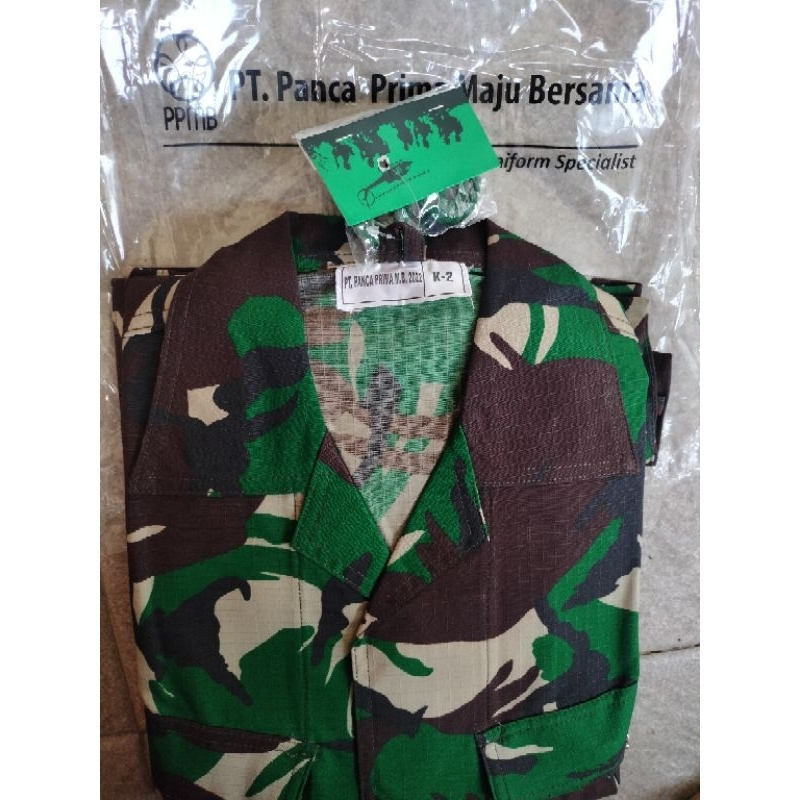 BAJU PDL TNI AD JATAH PT. PANCA || BAJU PDL TNI AD JATAH SRITEX || BAJU PDL TNI ASLI JATAH