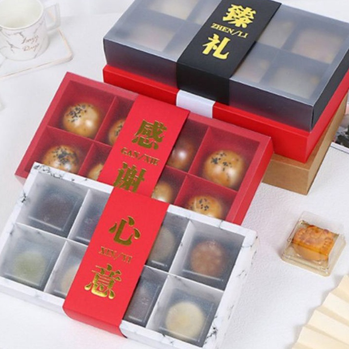 

AWAS ADA Karton Box Sekat 68 Mika Kotak Packaging Kue Cookies Mooncake Hampers