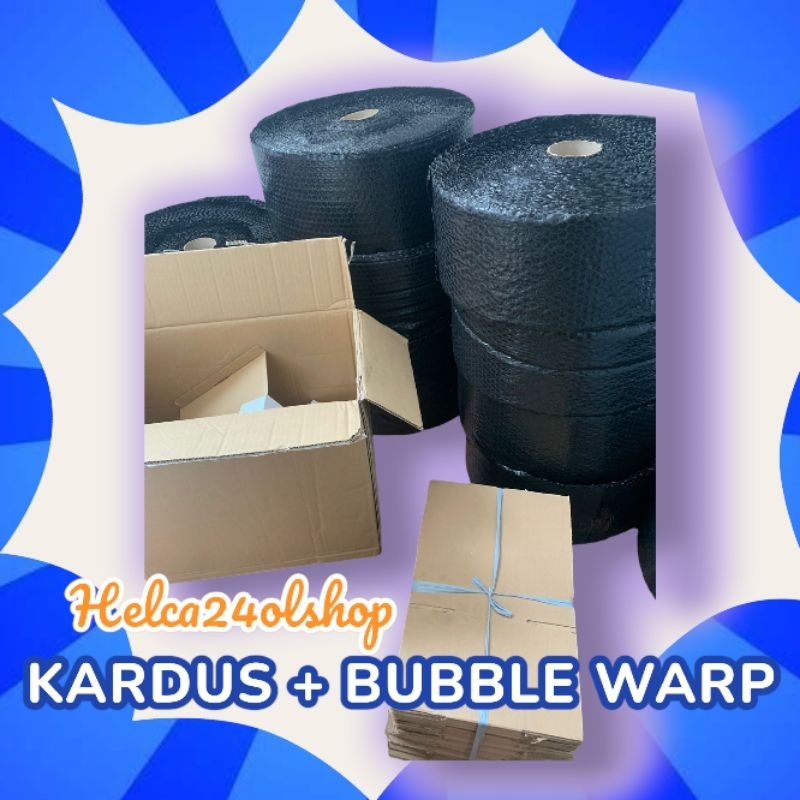 

KARDUS KOTAK + BUBBLE WARP