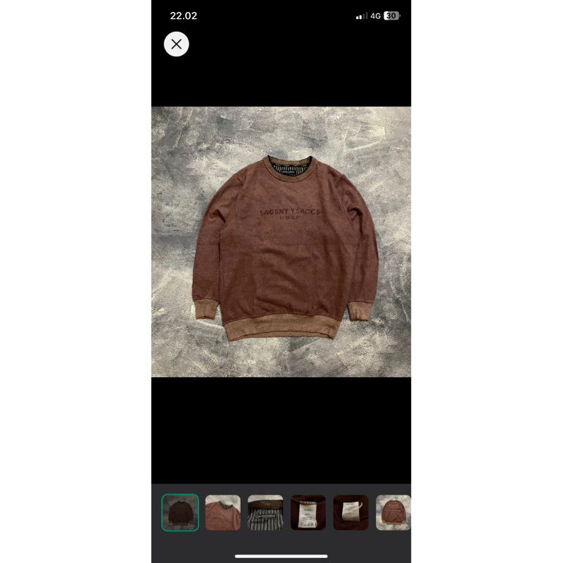 Sweater Crewneck SACSNY Y’S Yohji Yamamoto