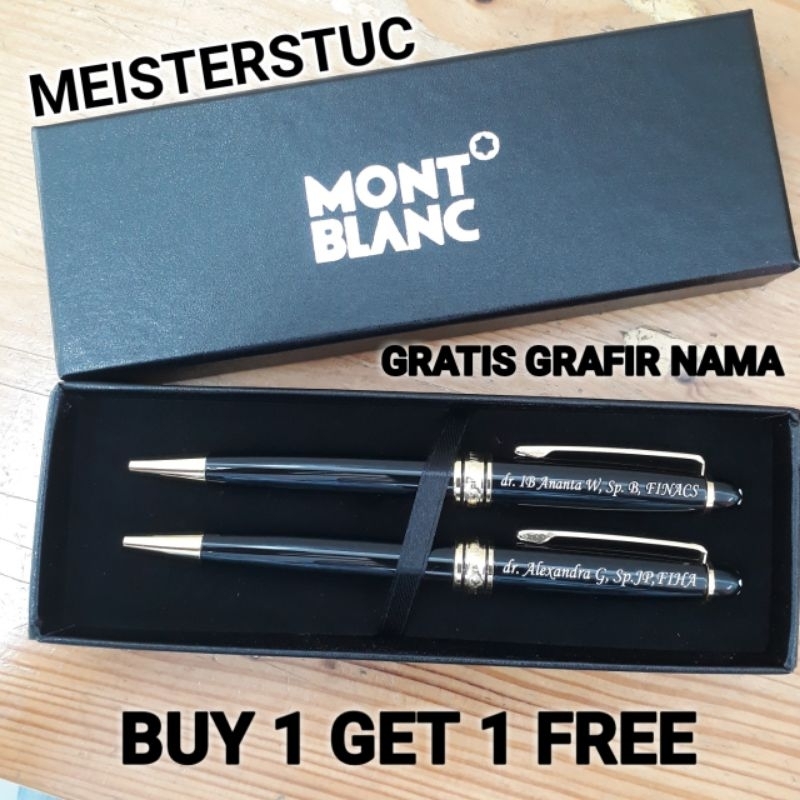 

Bollpoint Mewah Pen MOMBLNC Meisterstuc Bp Buy 1 Get 1 Free Gratis Grafir Nama Dan Box Exlusive