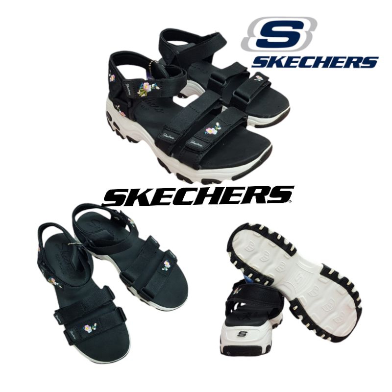 SKECHERS DLITES SANDAL / SANDAL WANITA / SANDAL SKECHERS / SANDAL SKECHERS WANITA