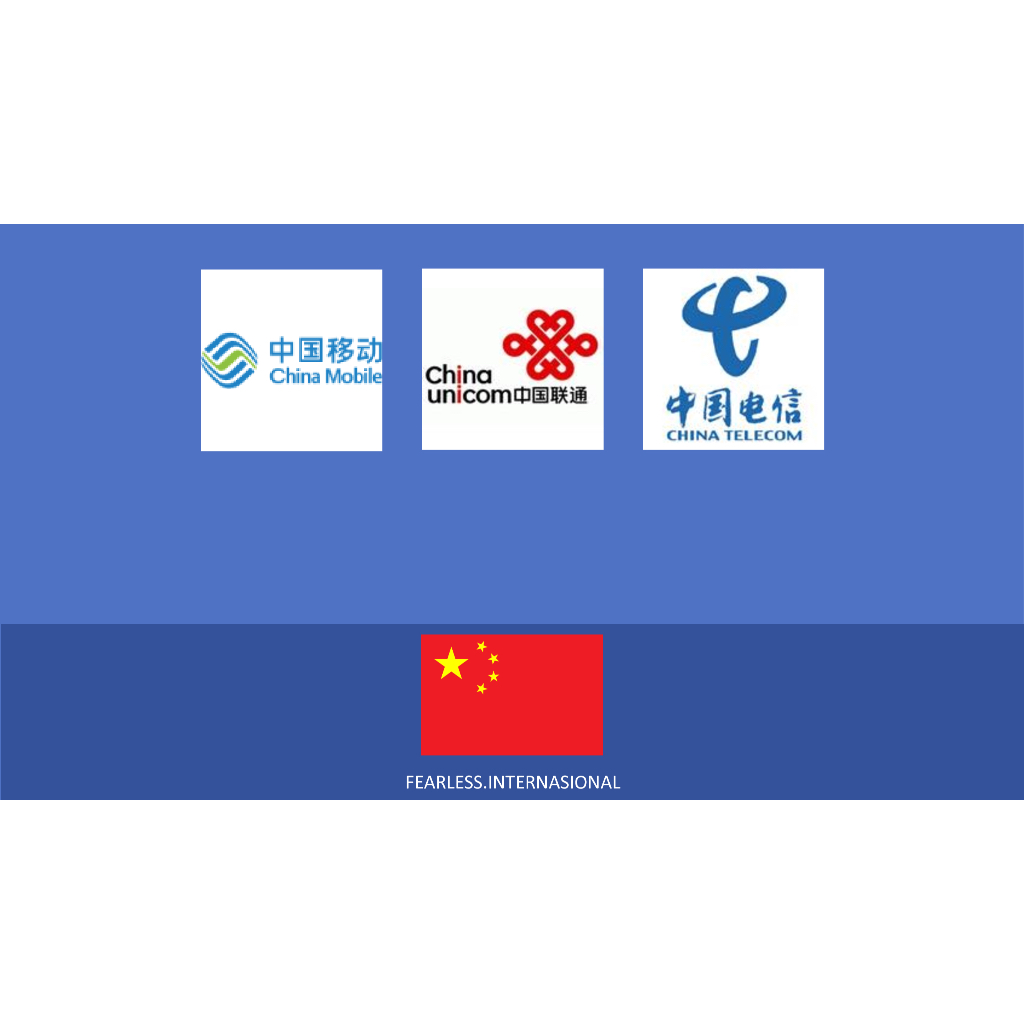 CHINA PULSA INTERNASIONAL CHINA UNICOM CHINA TELECOM CHINA MOBILE