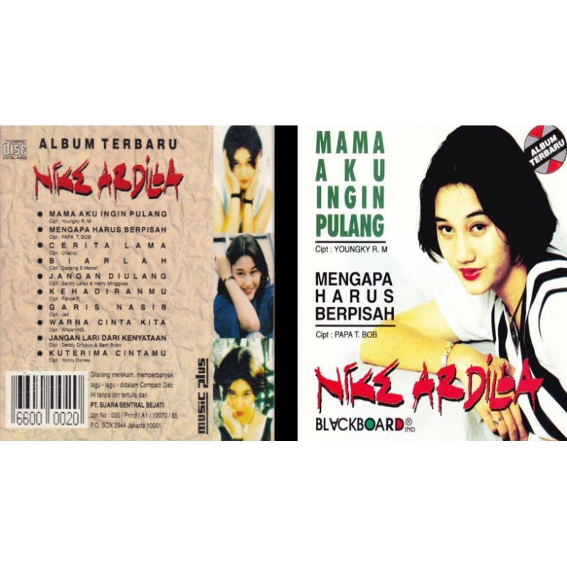 nike ardilla cd mama aku ingin pulang album 1995