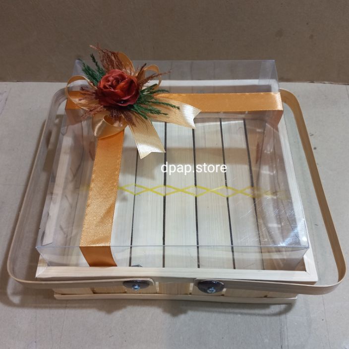 

BISA dpap Hampers Kotak Bambu PutihKotak HantaranKotak Kue Bambu Putih