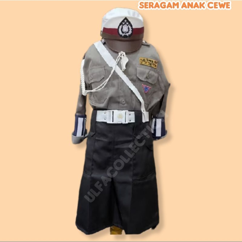 DISKON BAJU POLISI ANAK LAKI LAKI/BAJU POLISI ANAK PEREMPUAN/SERAGAM BAJU POLISI ANAK LAKI LAKI TK