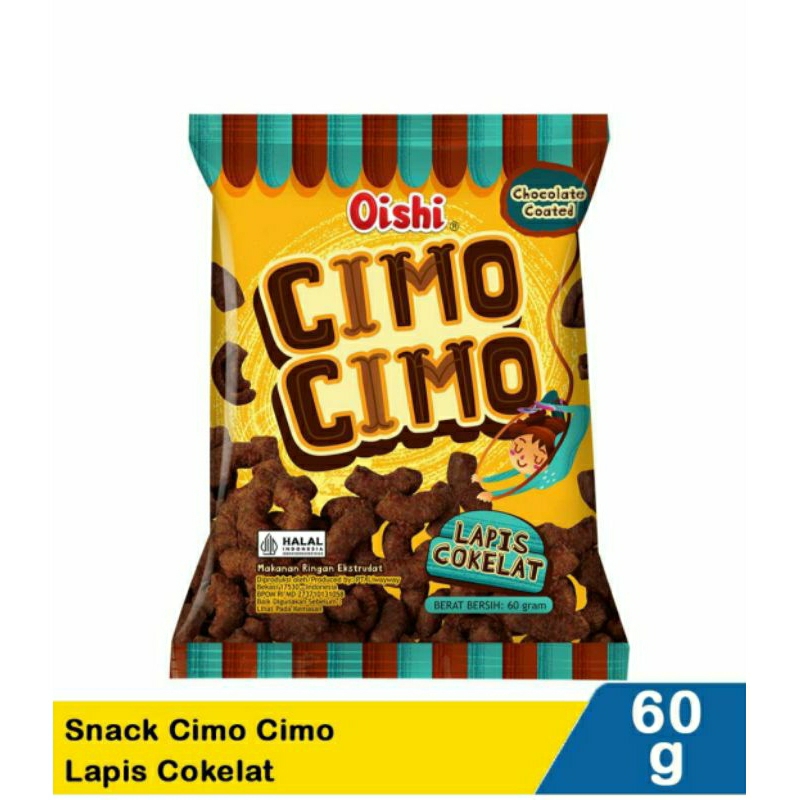 

Snack cimo cimo lapis coklat 60 gr