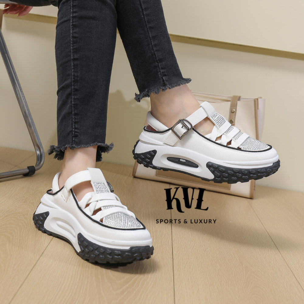 KVL Rei Sepatu Sandal Wanita Slip on Korean Style KV4012