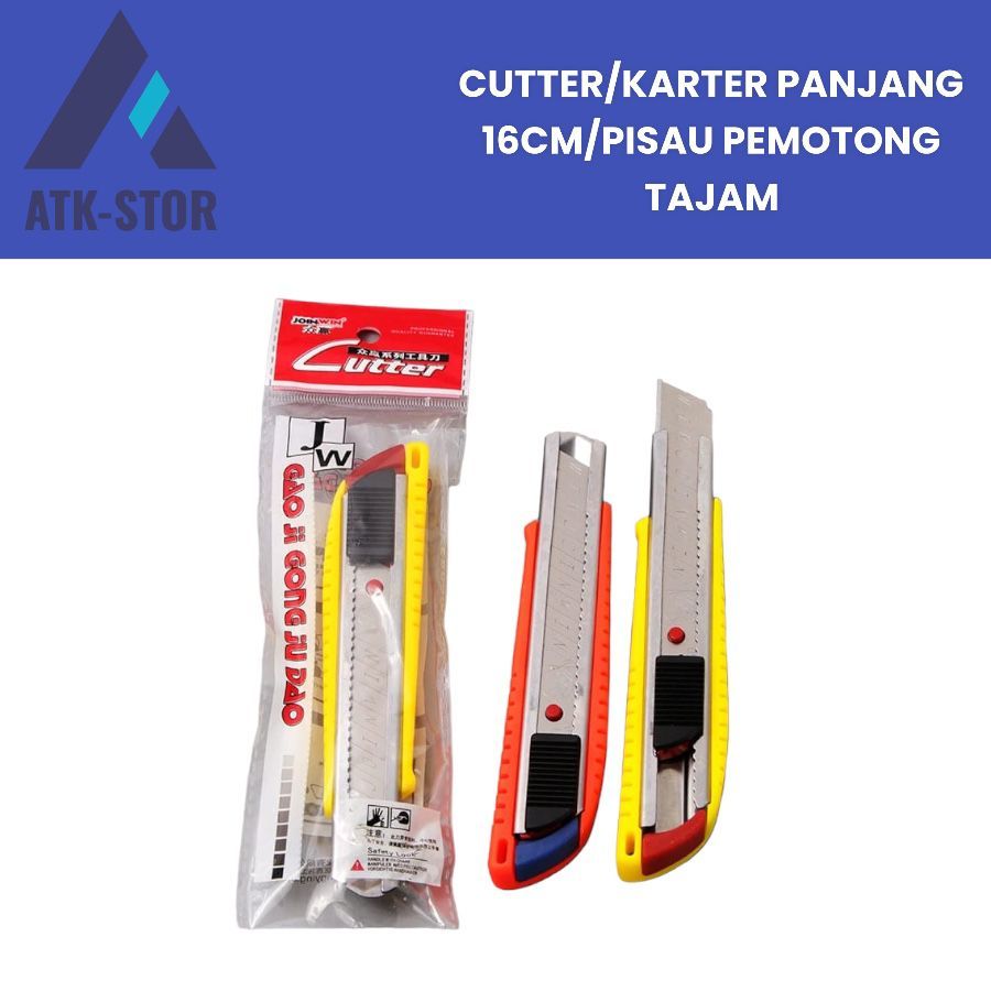 

1Pcs Cutter/Karter Panjang 16CM/Pisau Pemotong Tajam Serbaguna Multifungsi