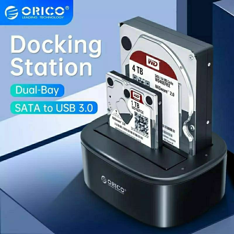 ORICO 6228US3-C 2.5 / 3.5 inch Dual Bay USB 3.0 Offline Clone Hard drive Dock