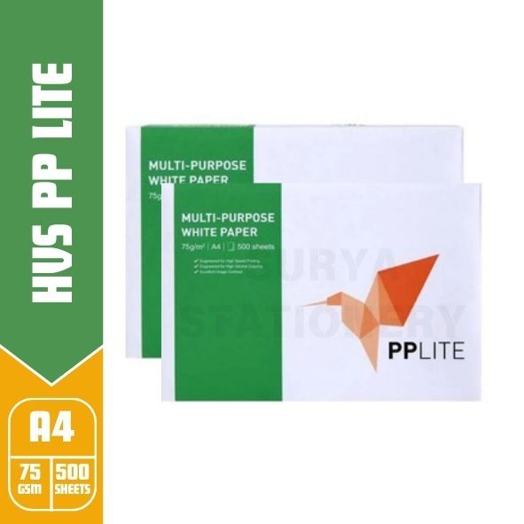 

(RIM) KERTAS HVS PP LITE A4 / KERTAS HVS PAPER ONE 75gsm / KERTAS HVS RAP CP PP LITE