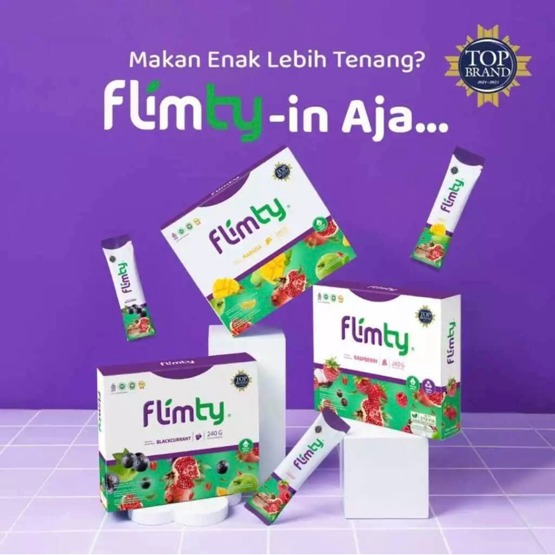 

FLIMTY 240g MINUMAN SERBUK RASA BLACKCURRANT / RASPBERRY / MANGGA 1 BOX ISI 16 SACHET