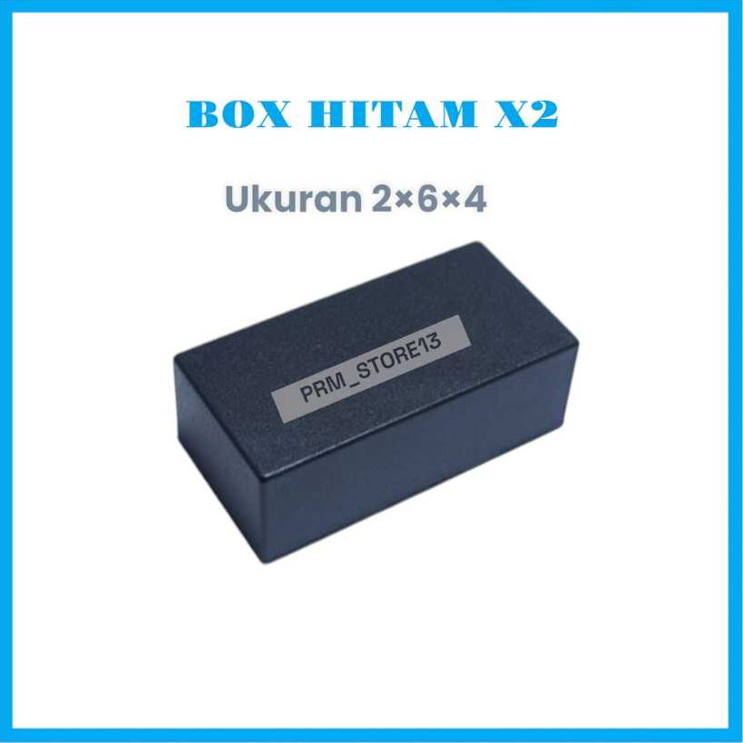 Box Hitam / Box Plastik X2
