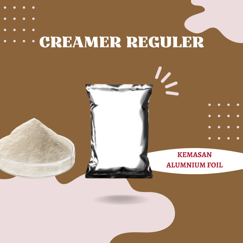 

CREAMER REGULER 1KG MERK FREZZO KEMASAN POLOS ALUMNIUM FOIL