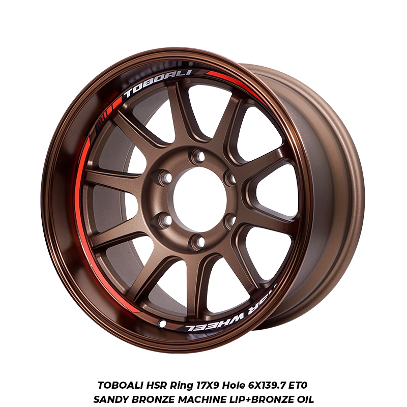 VELG MOBIL NEW JDM HSR TOBOALI RING 17X9 FOR TRITON