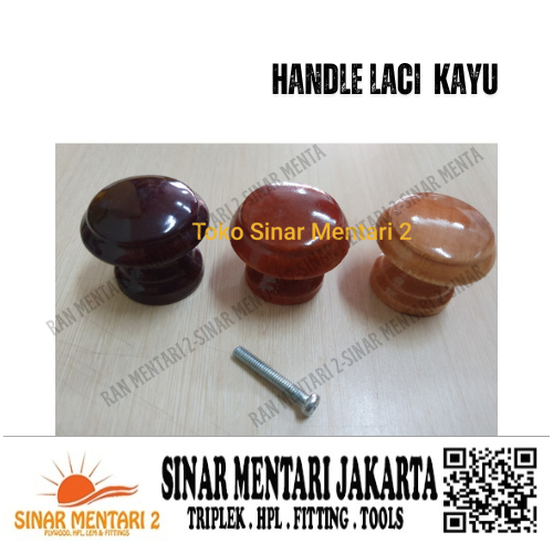 Handle atau Tarikan Laci Lemari Kayu Kecil