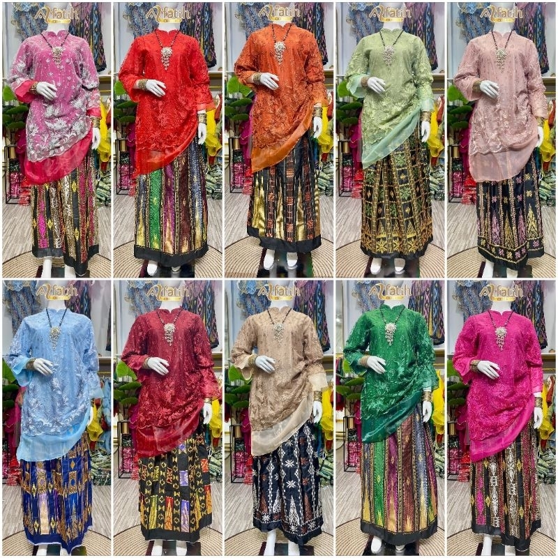 (PART II) TUNIK TILE MIX ORGANZA MODERN TERBARU BAJU BODO MURAH ALFATIHFASHION