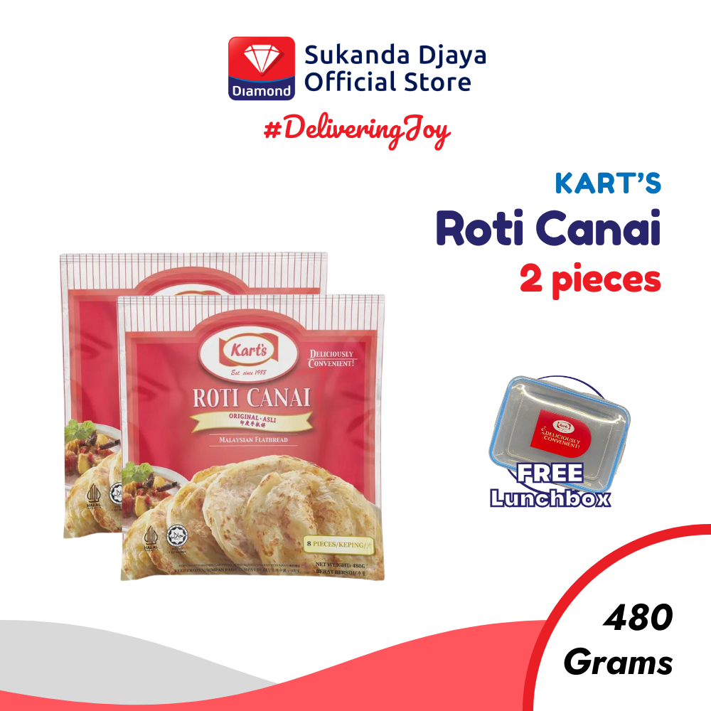 

Kart's Roti Canai 480 Gr ISI 2 [Free Lunch Box]