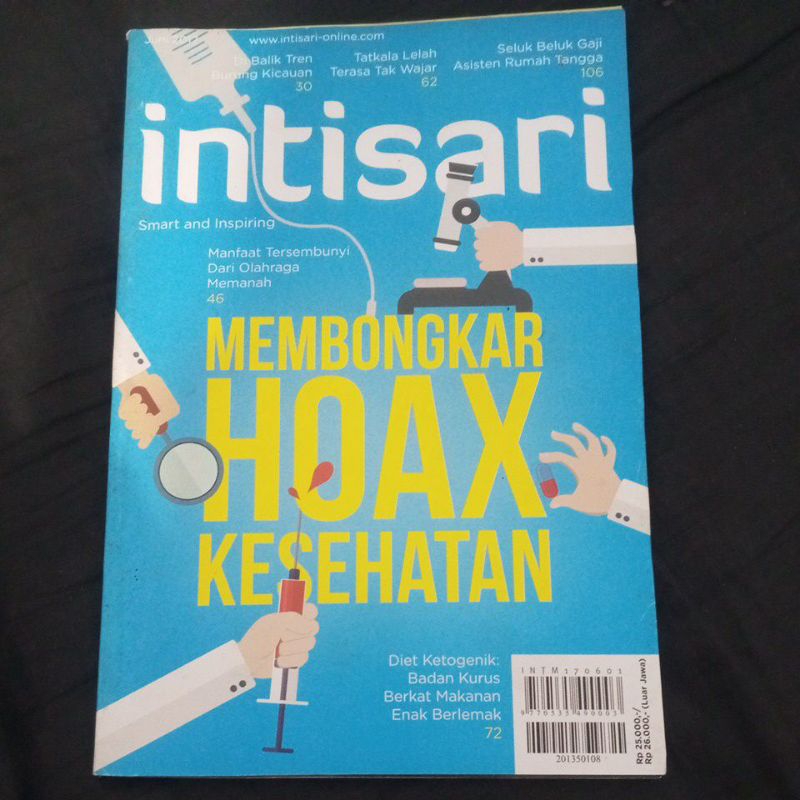 Majalah Intisari Bekas - Edisi Juni 2017.
