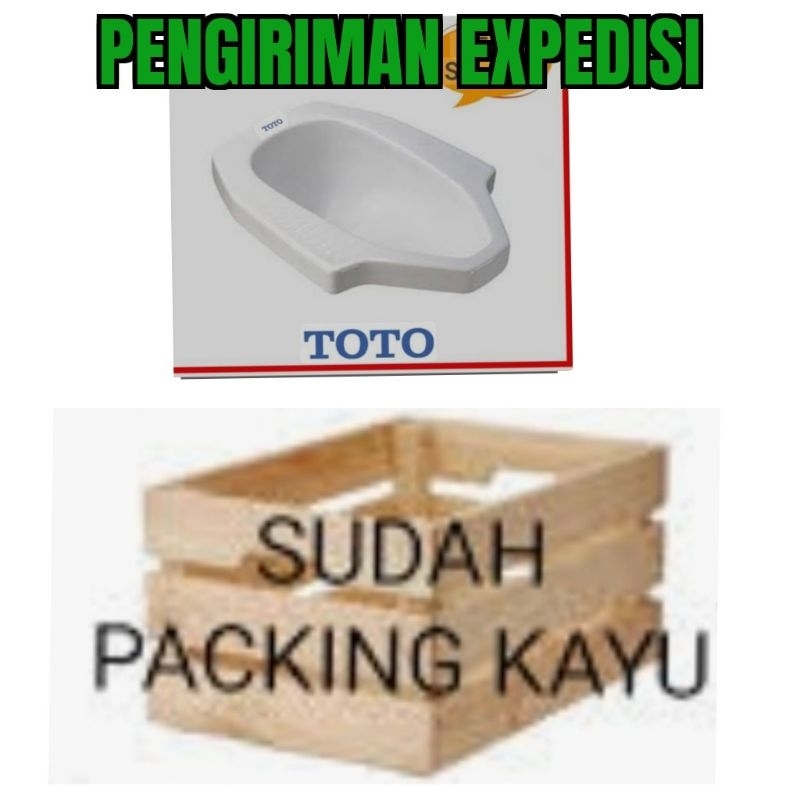 EXPEDISI Closet jongkok TOTO putih