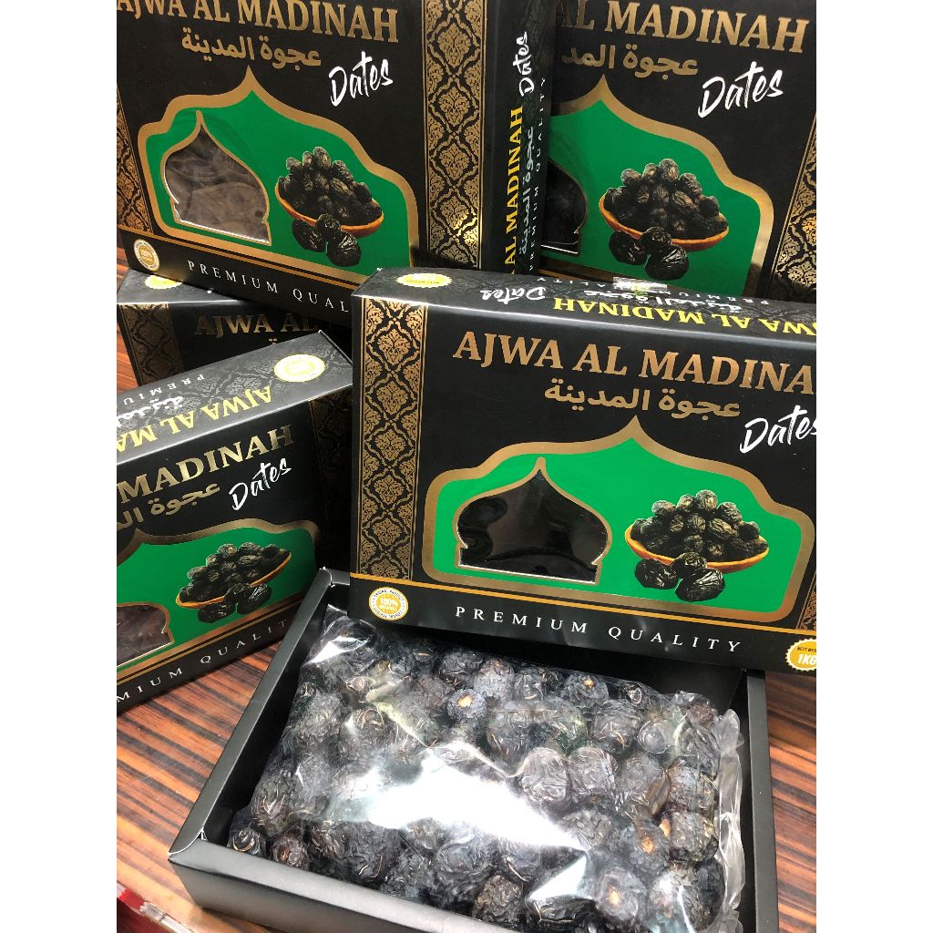 

Kurma Ajwa Kurma Nabi Jumbo Super Premium Ukuran 1kg