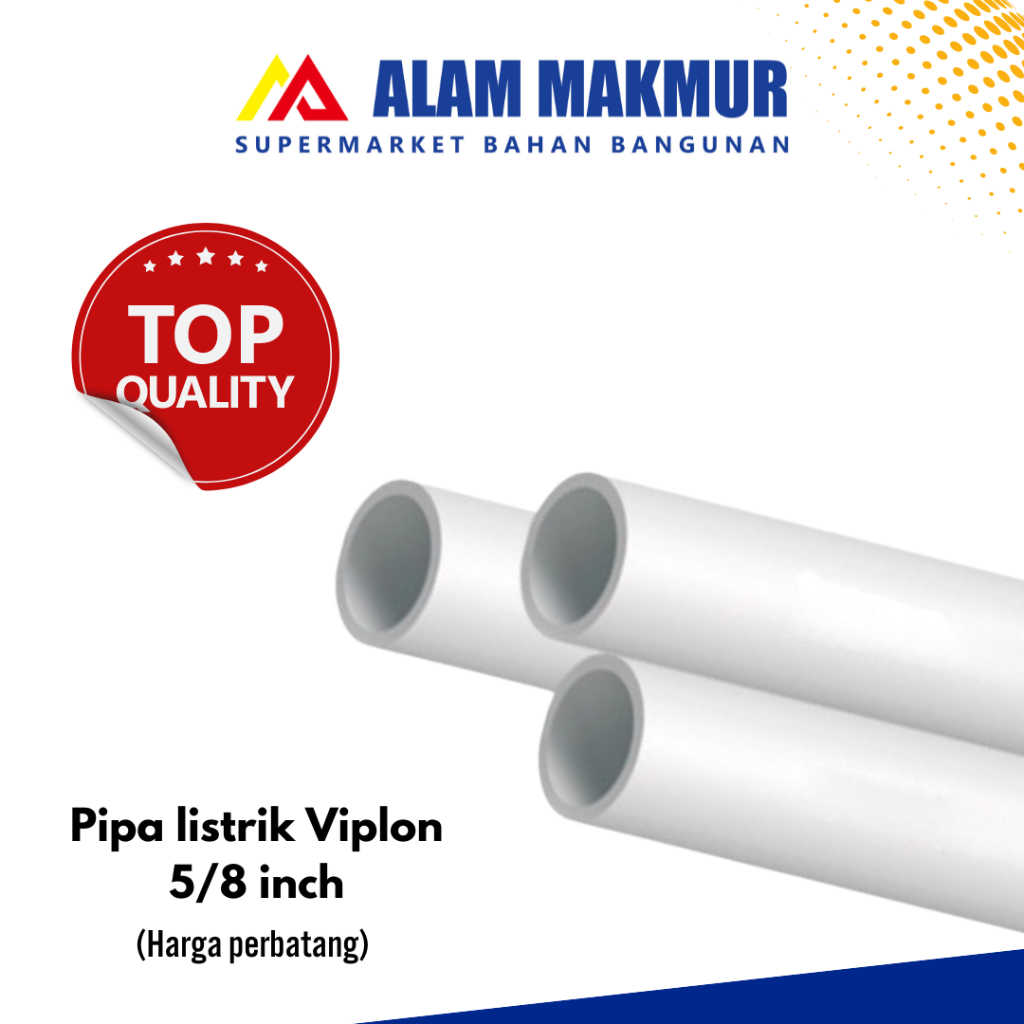 Pipa pvc listrik 5/8 inch VIPLON