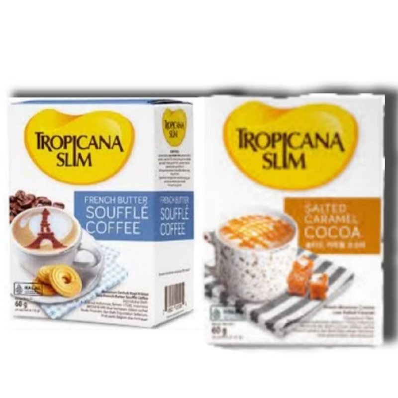 

Tropicana Slim French Butter Souffle Coffee Salted Caramel Cocoa (Sachet)