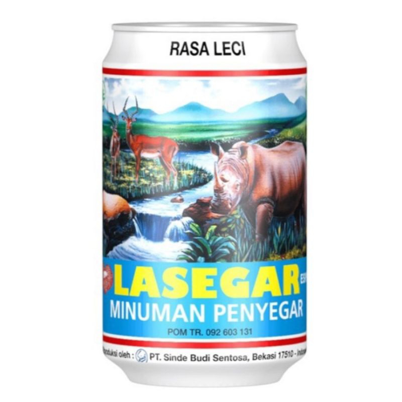 

Lasegar minuman penyegar rasa leci 320ml