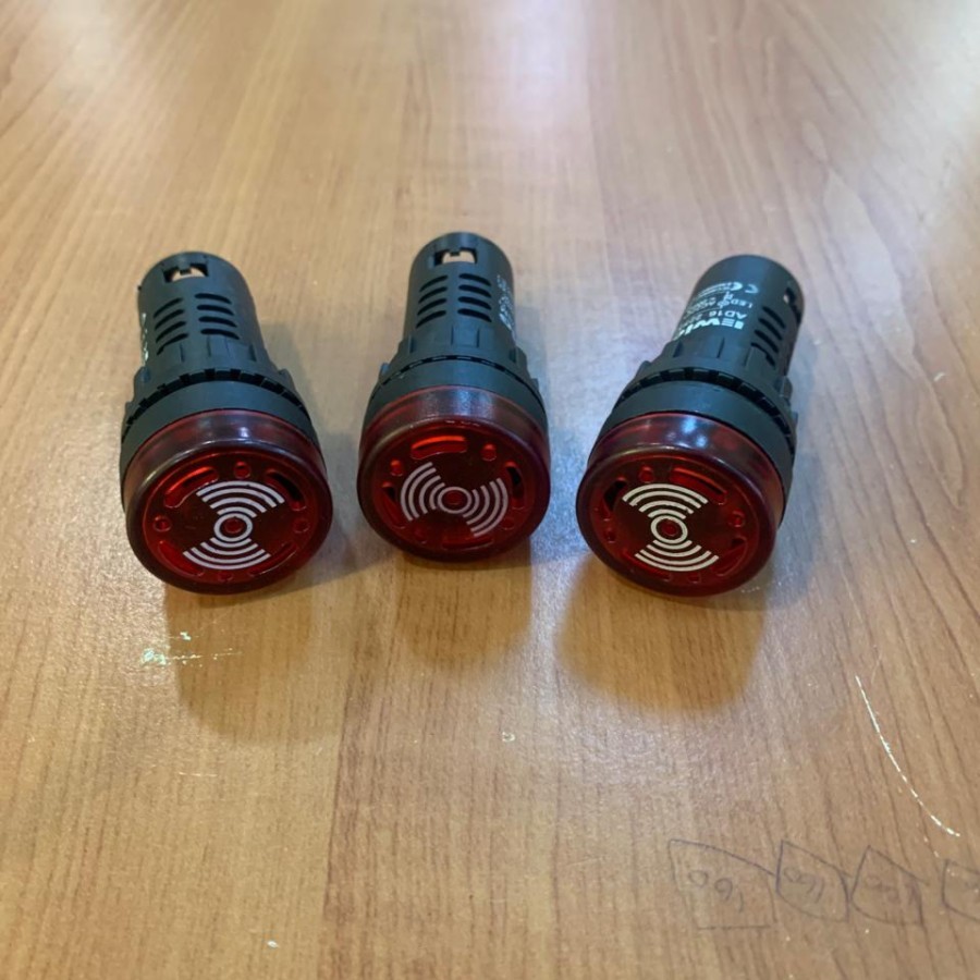 Pilot Buzzer Lamp 22mm Flas Buzer