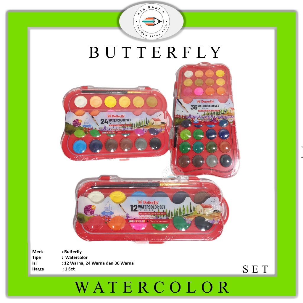 

Butterfly - Watercolor Cat Air Set 12W, 24W & 36W - Set