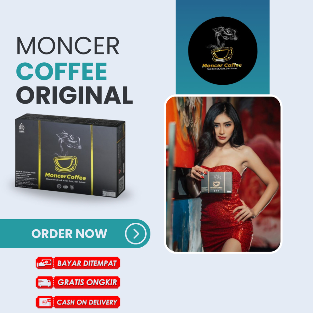 

BISA COD Monceer Coffee Original 1 Box Isi 8 Sachet Halal Sudah Bpom