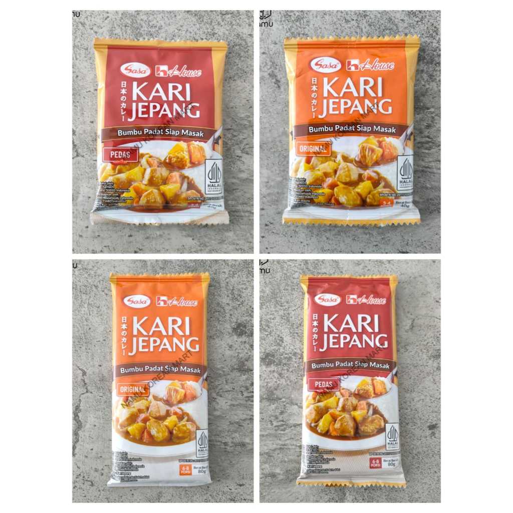 

Sasa House Bumbu Kari Jepang Siap Masak Original 40gr (3-4 Porsi) / Sasa House Bumbu Kari Jepang Siap Masak Original 80gr (6-8 Porsi) / Kari Instan / Bumbu Kari / Kari Jepang / Bumbu Masak Instan