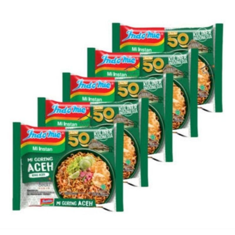 

Indomie Goreng Aceh 5 Pcs x 90 gr