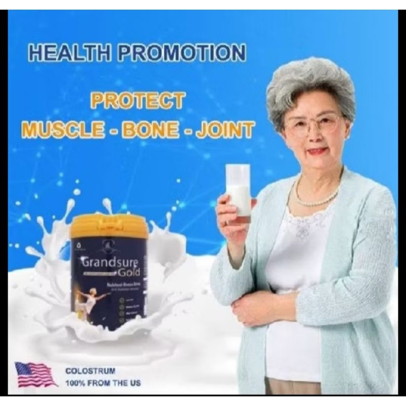 

GRANDSURE GOLD MILK COLOSTRUM UNTUK PENDERITA OSTEOPOROSIS OBATI MASALAH TULANG DAN SENDI