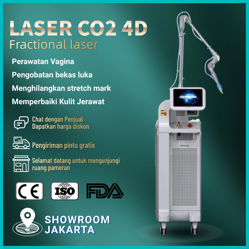 Fractional CO2 Laser 4D co2 laser stretch mark penghilang bekas luka laser bekas jerawat laser scar 
