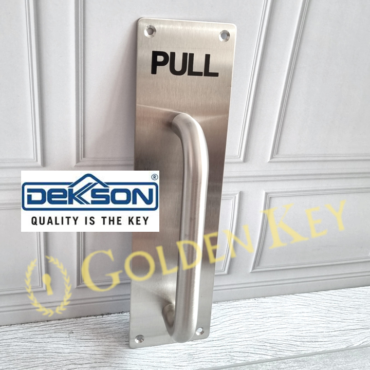 Sign Plate Dekkson Dekson SP 003 HDL Pull SSS Doff Tarikan Gagang Handle Pintu SP003