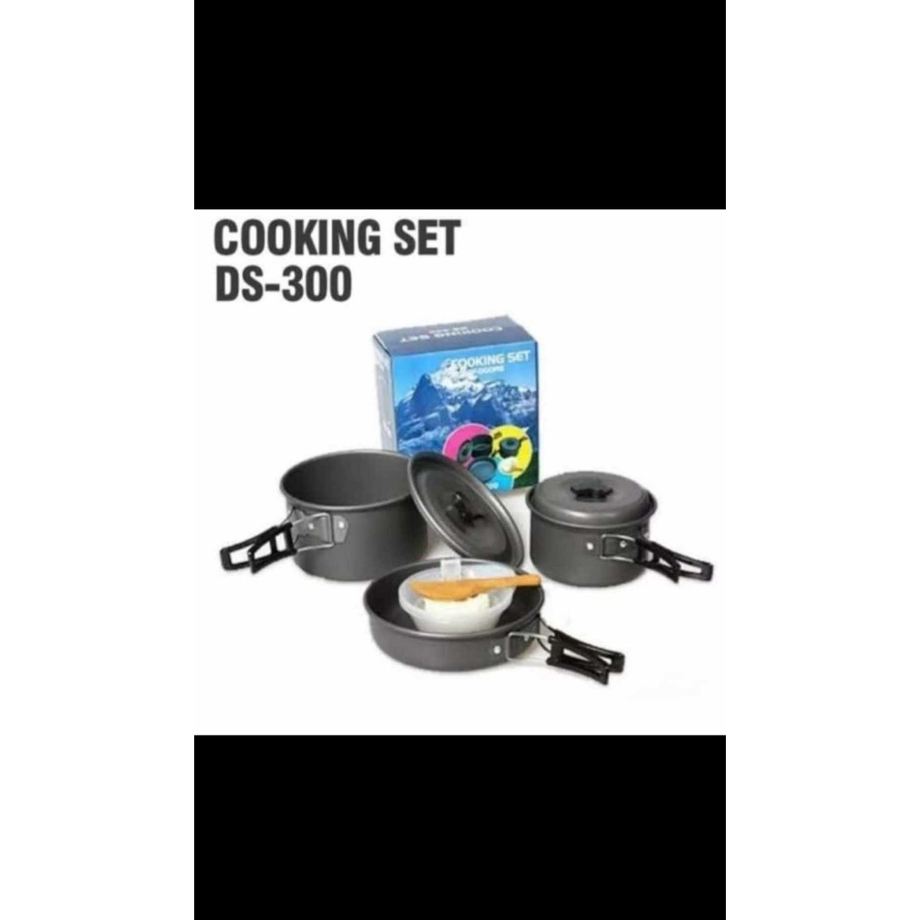 Cooking set DS300 Alat masak camping Perkakas masak camping Alat makan camping alat masak outdoor Ne