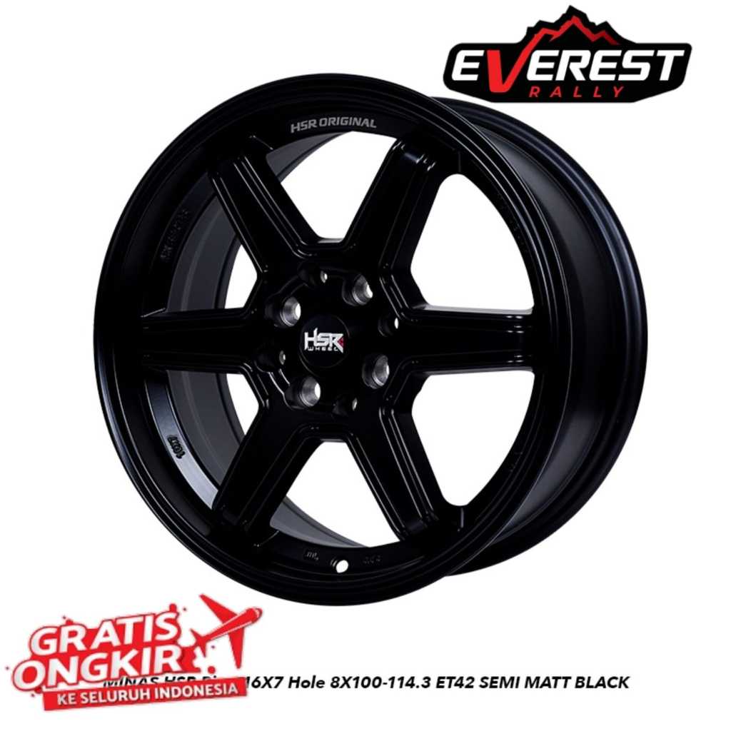 VELG RACING HSR MINAS R16 UNTUK MOBIL BRIO, YARIS, CARRY, FREED